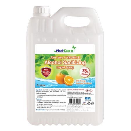 Netcare Alcohol Sanitizing Liquid 5L (Fragrance Free) - DoctorOnCall Online Pharmacy