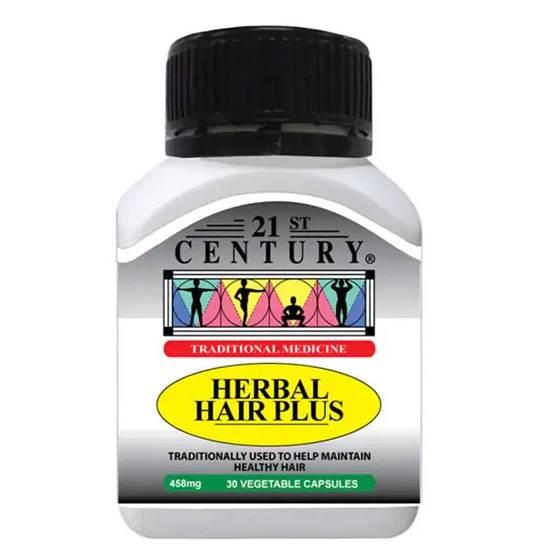 21st Century Herbal Hair Plus Capsule 30s - DoctorOnCall Farmasi Online