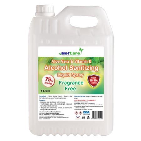 Netcare Alcohol Sanitizing Liquid 5L (Fragrance Free) - DoctorOnCall Online Pharmacy