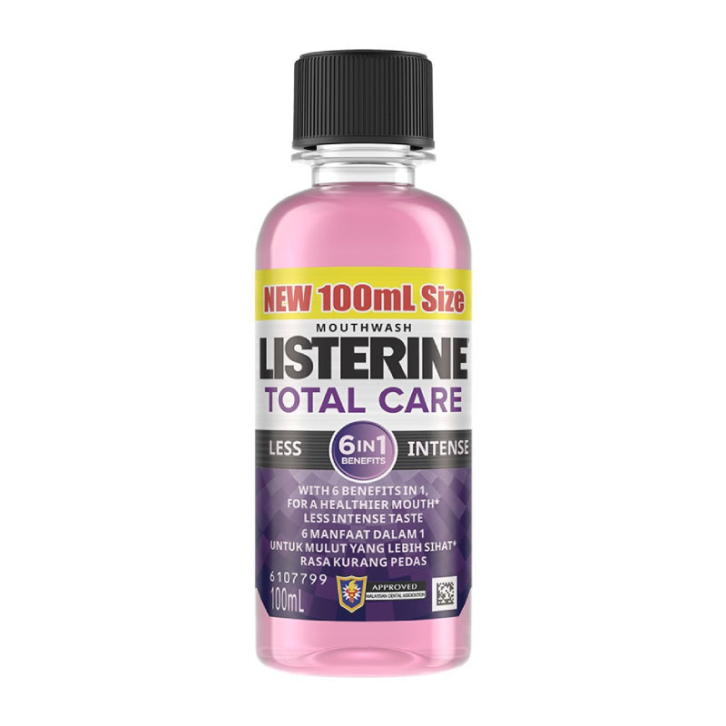 Listerine Total Care Less Intense Mouthwash 100ml - DoctorOnCall Online Pharmacy