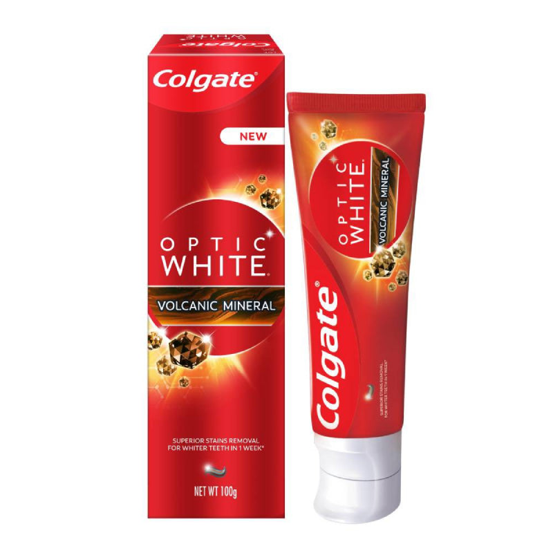 Colgate Optic White Volcanic Mineral Toothpaste 100g - DoctorOnCall Online Pharmacy