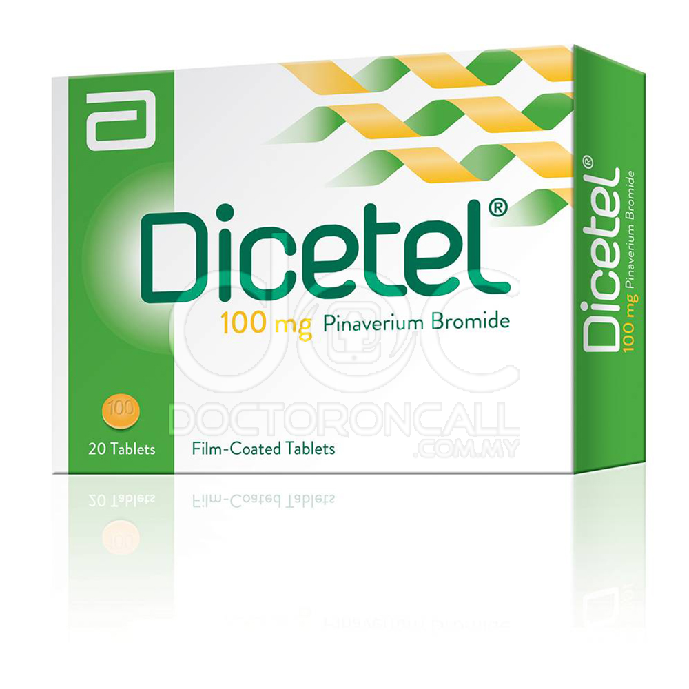 Dicetel 100mg Tablet 20s - DoctorOnCall Farmasi Online