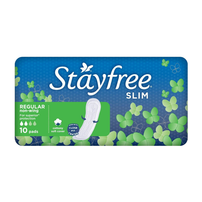 Stayfree Slim Non-Wings Pads 10s - DoctorOnCall Farmasi Online