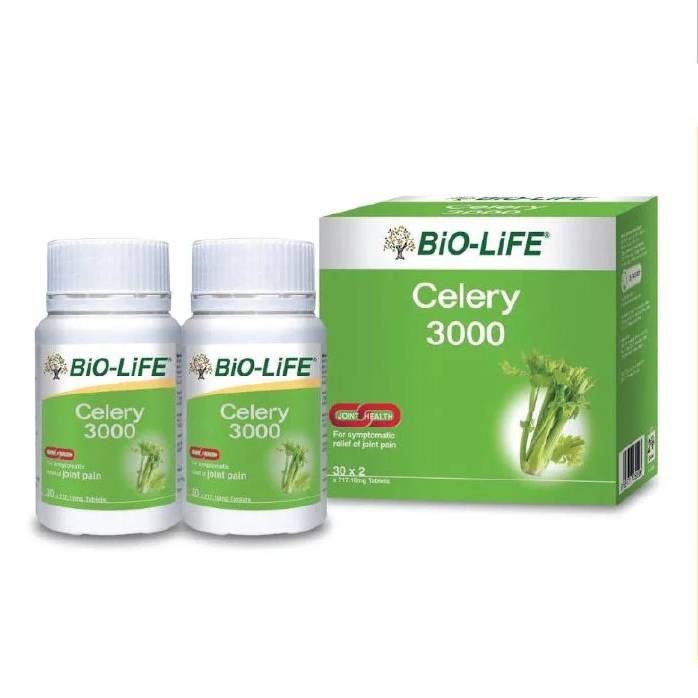 Bio-Life Celery 3000 Tablet 30s x2 - DoctorOnCall Farmasi Online