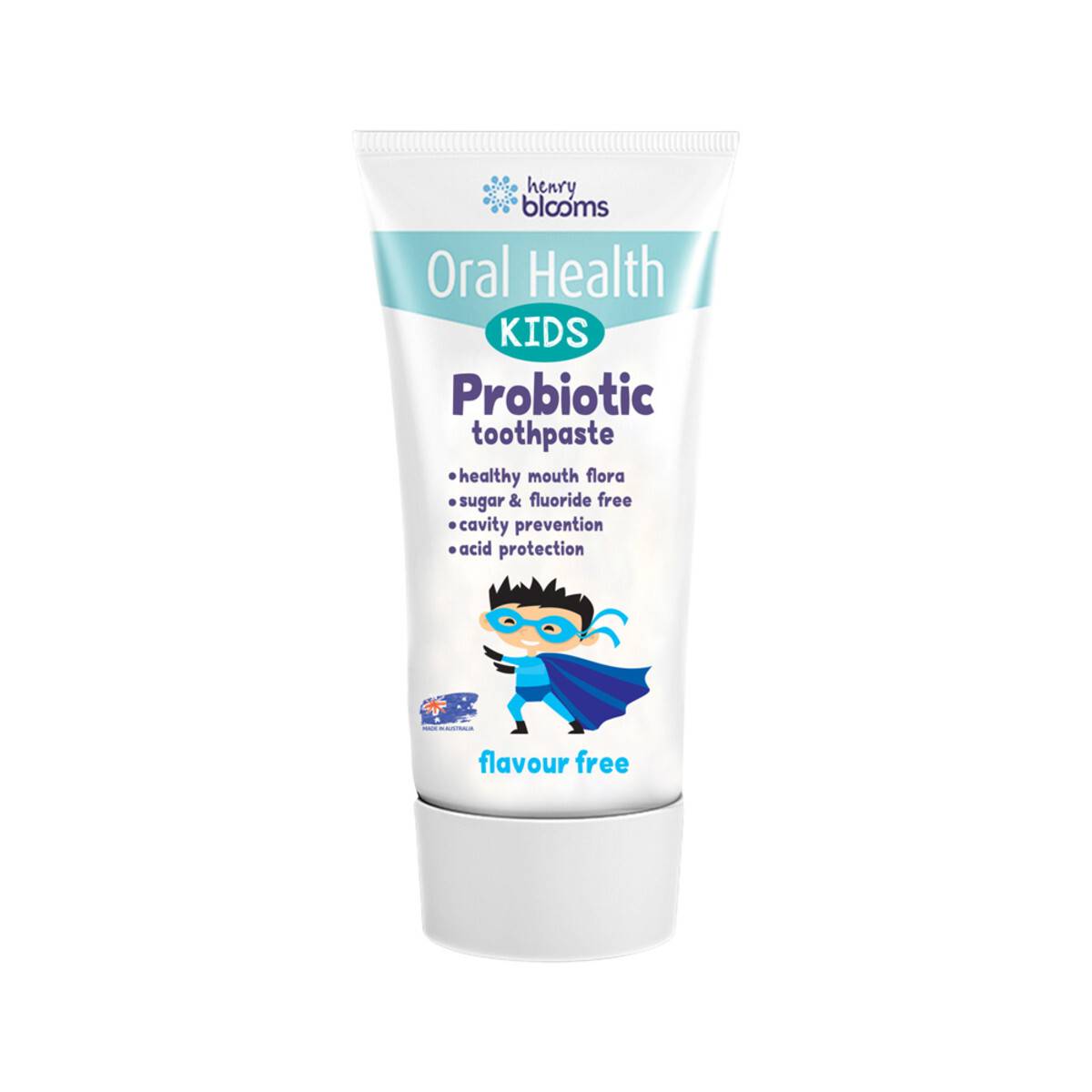 Henry Blooms Kids Probiotic Toothpaste 50g Orange - DoctorOnCall Online Pharmacy