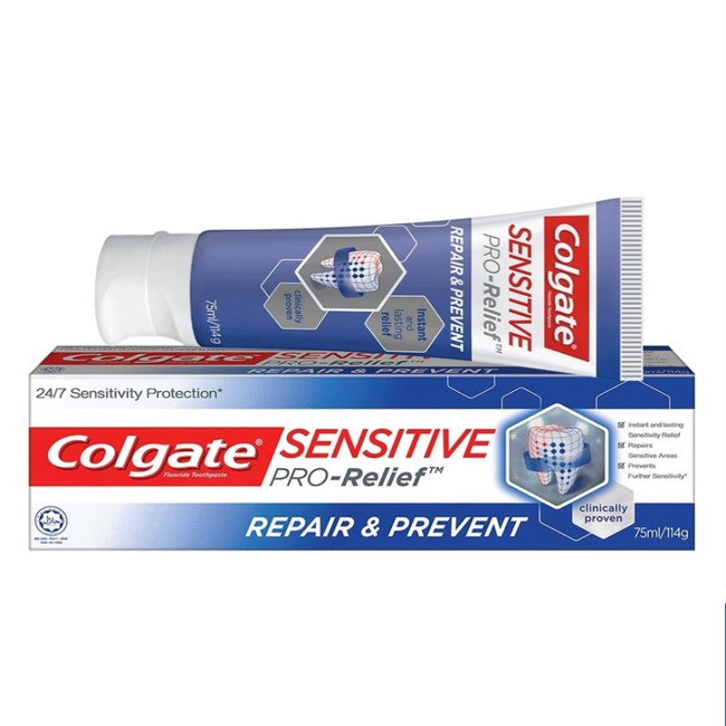 Colgate Sensitive Pro Relief Repair & Prevent Toothpaste 114g - DoctorOnCall Farmasi Online