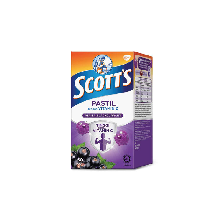 Scotts Vitamin C Pastille (Mixed Berries) 50s - DoctorOnCall Farmasi Online