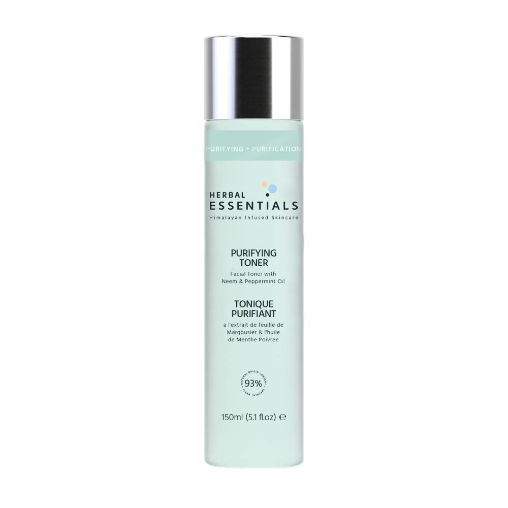 Herbal Essentials Purifying Toner With Neem Extract And Peppermint Oil 150ml - DoctorOnCall Farmasi Online