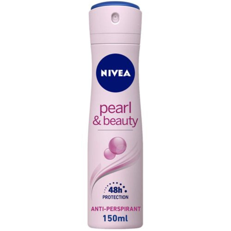 Nivea (Women) Pearl & Beauty Body Spray 150mlx2 - DoctorOnCall Farmasi Online