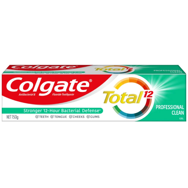 Colgate Total Pro Clean Gel Toothpaste 150g - DoctorOnCall Farmasi Online