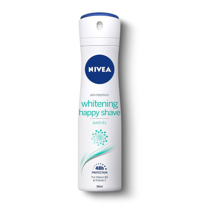 Nivea (Women) Whitening Happy Shave Body Spray 150mlx2 - DoctorOnCall Farmasi Online