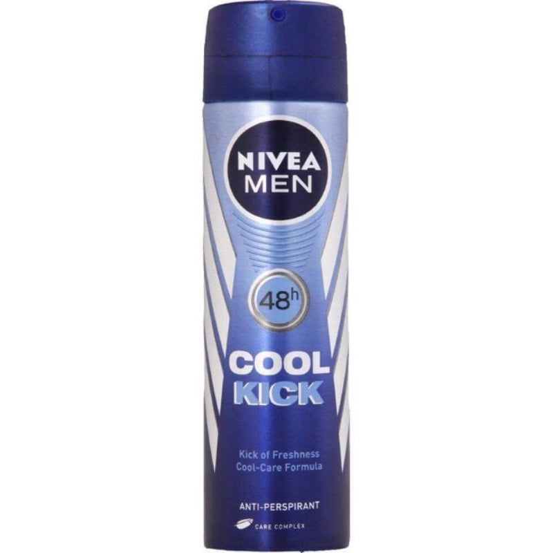 Nivea (Men) Cool Kick Body Spray 150mlx2 - DoctorOnCall Farmasi Online