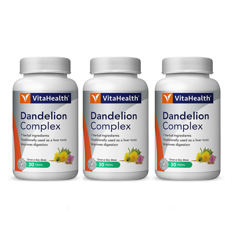 VitaHealth Dandelion Complex Plus Capsule 30s x3 - DoctorOnCall Farmasi Online