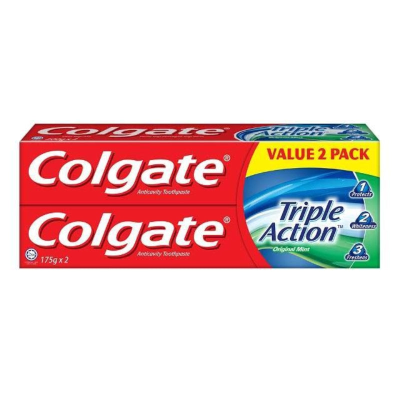 Colgate Triple Action Toothpaste 175g x2 - DoctorOnCall Online Pharmacy