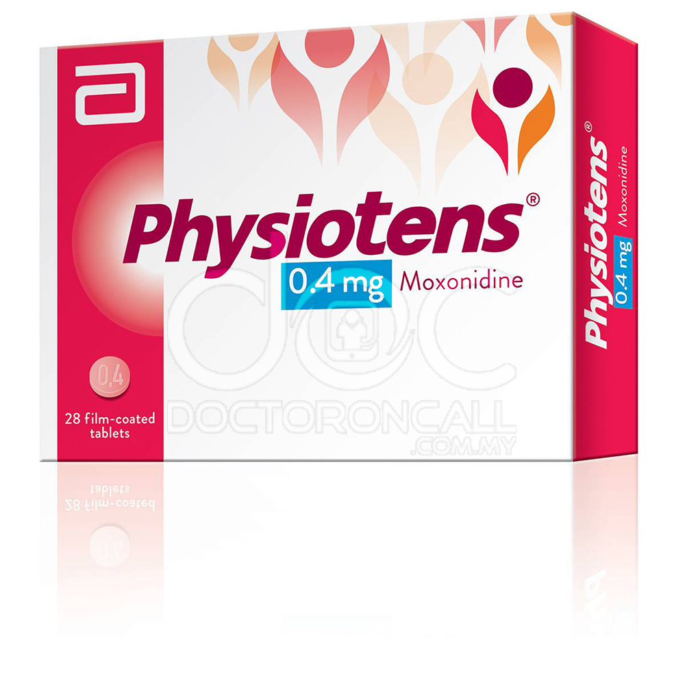 Physiotens 0.4mg Tablet 28s - DoctorOnCall Farmasi Online