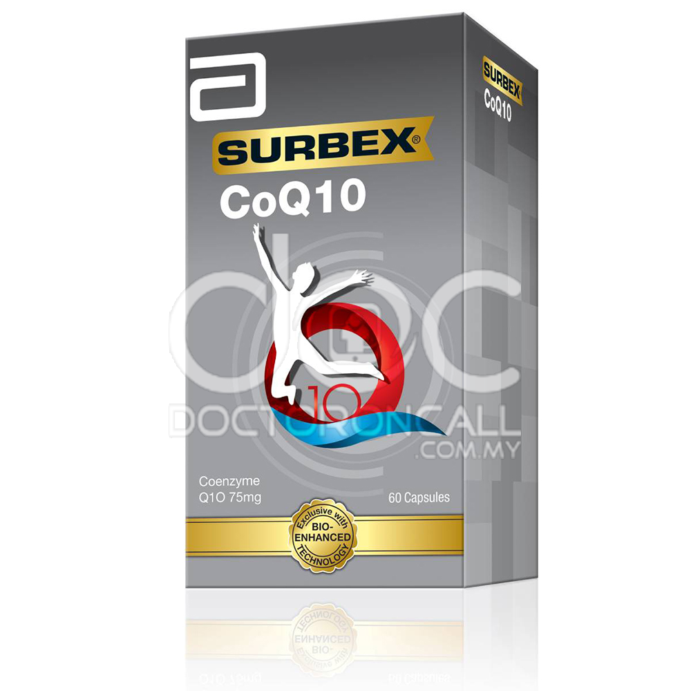 Abbott Surbex CoQ10 Capsule 60s - DoctorOnCall Farmasi Online