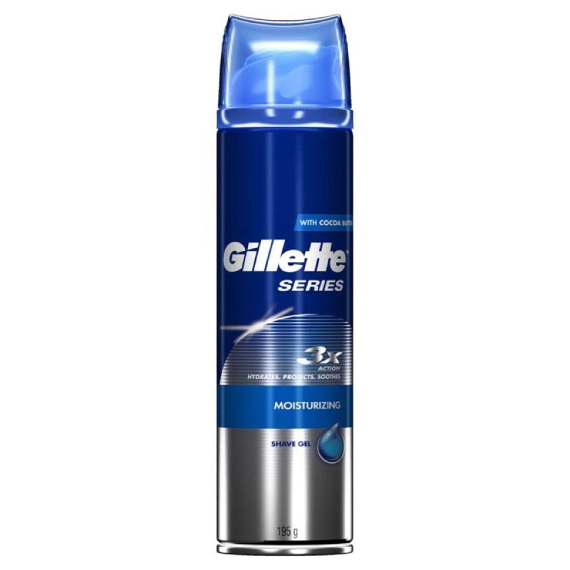 Gillette Shave Gel - Moisturizing 195g - DoctorOnCall Farmasi Online