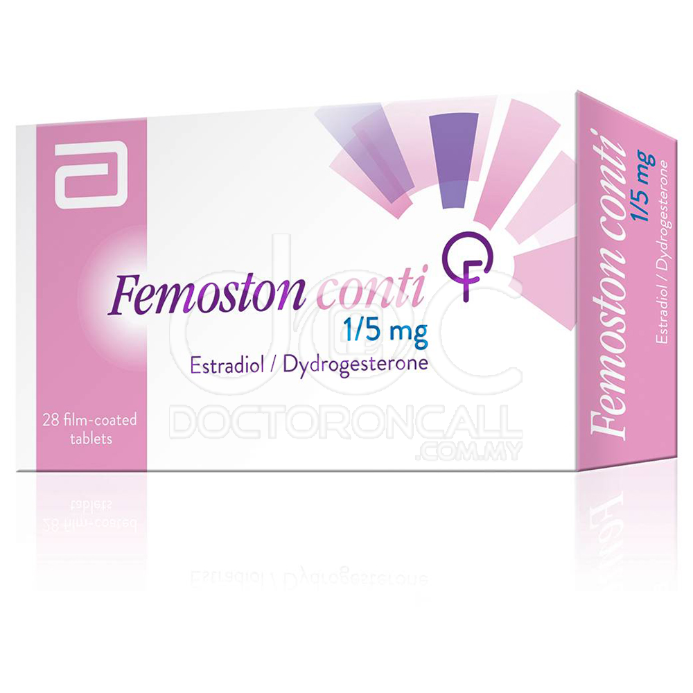 Femoston Conti 1/5mg Tablet 28s - DoctorOnCall Farmasi Online
