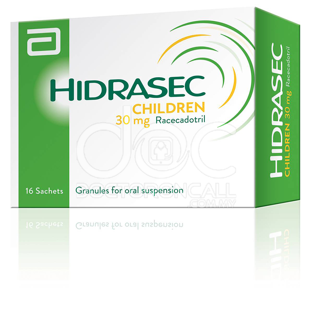 Hidrasec 30mg Granules 1s (sachet) - DoctorOnCall Farmasi Online