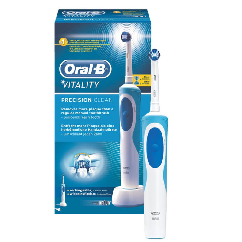 Oral B Braun D12 Vitality Precision Clean Tooth Brush 1s - DoctorOnCall Farmasi Online
