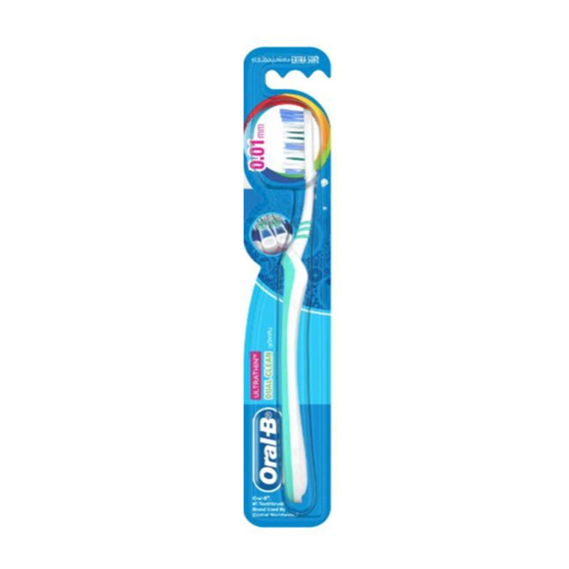 Buy Oral B Ultra Thin Dual Clean Extra Soft Tooth Brush 1s - DoctorOnCall