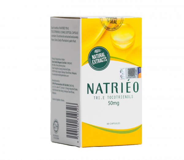 NATRIEO Tri.E Tocotrienols 50mg Capsule 60s - DoctorOnCall Online Pharmacy