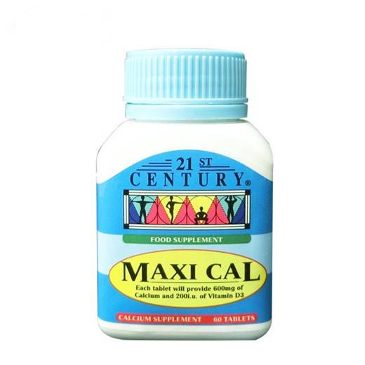 21st Century Maxi Cal Tablet 180s - DoctorOnCall Online Pharmacy