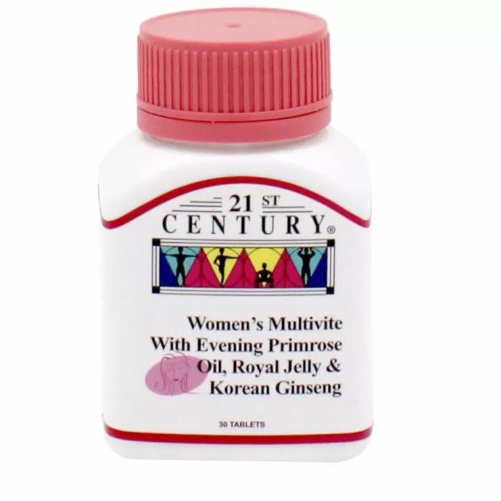 21st Century Women's Multivite with EPO, Royal Jelly & Korean Ginseng Tablet 30s - DoctorOnCall Online Pharmacy