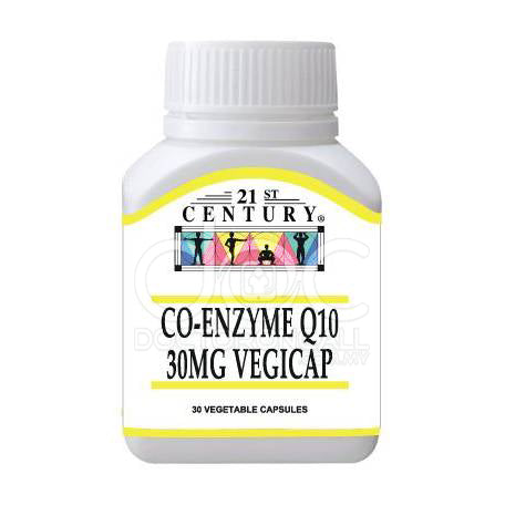 21st Century Co-Enzyme Q10 30mg Capsule 30s - DoctorOnCall Online Pharmacy