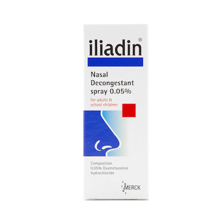 Iliadin 0.05% Decongestant Nasal Spray 10ml - DoctorOnCall Farmasi Online