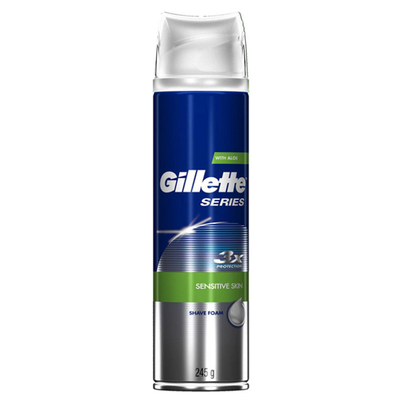 Gillette Shave Foam - Sensitive Skin 245g - DoctorOnCall Farmasi Online