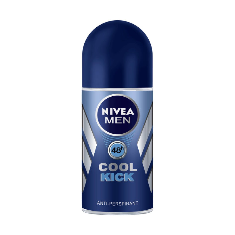 Nivea (Men) Cool Kick Roll On 50ml x2 - DoctorOnCall Farmasi Online