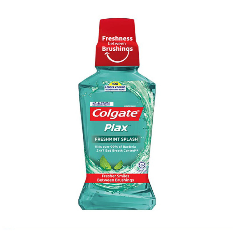 Colgate Plax Fresh Mint Mouthwash 750ml x2 - DoctorOnCall Online Pharmacy