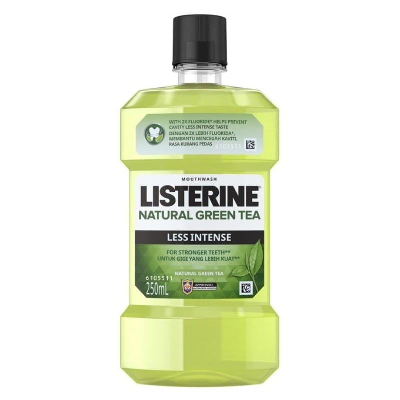 Listerine Natural Green Tea Less Intense Mouthwash 250ml - DoctorOnCall Online Pharmacy
