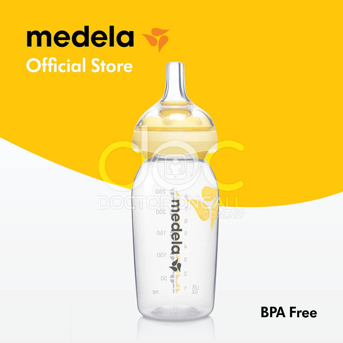 Medela Breast Milk Bottle with Teat 150ml/5oz - DoctorOnCall Farmasi Online