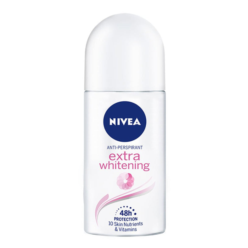 Nivea (Women) Extra Whitening Roll On 50ml x2 - DoctorOnCall Online Pharmacy