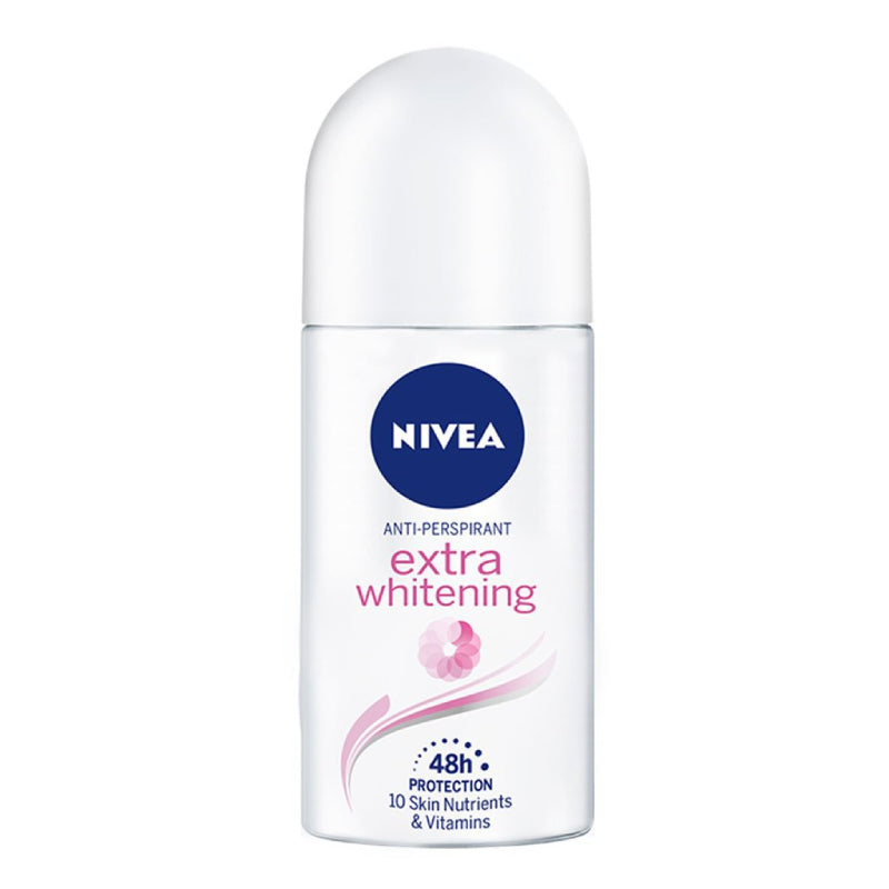 Nivea (Women) Extra Whitening Roll On 25ml - DoctorOnCall Online Pharmacy