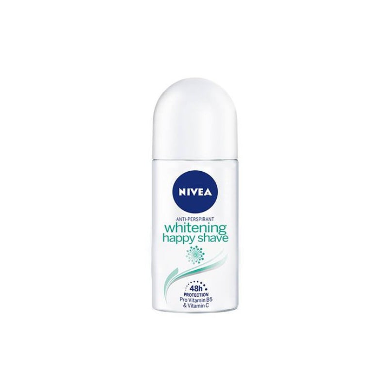 Nivea (Women) Whitening Happy Shave Roll On 50mlx2 - DoctorOnCall Farmasi Online