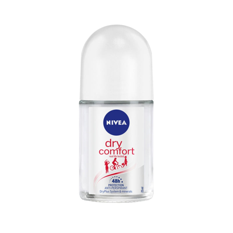 Nivea (Women) Dry Comfort Roll On 50ml x2 - DoctorOnCall Online Pharmacy