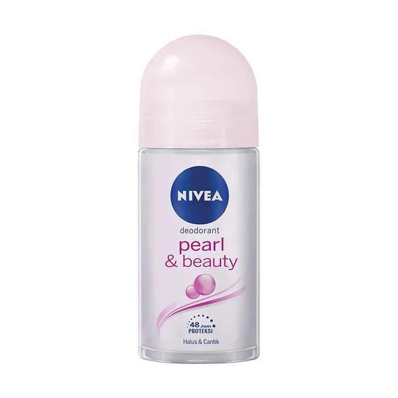 Nivea (Women) Pearl & Beauty Roll On 50ml x2 - DoctorOnCall Farmasi Online