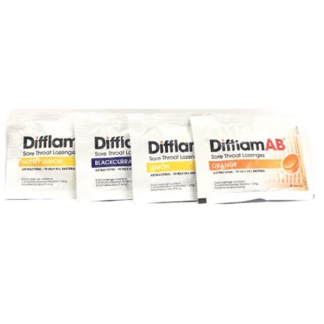 Difflam AB Sore Throat Lozenges 6s Lemon - DoctorOnCall Online Pharmacy