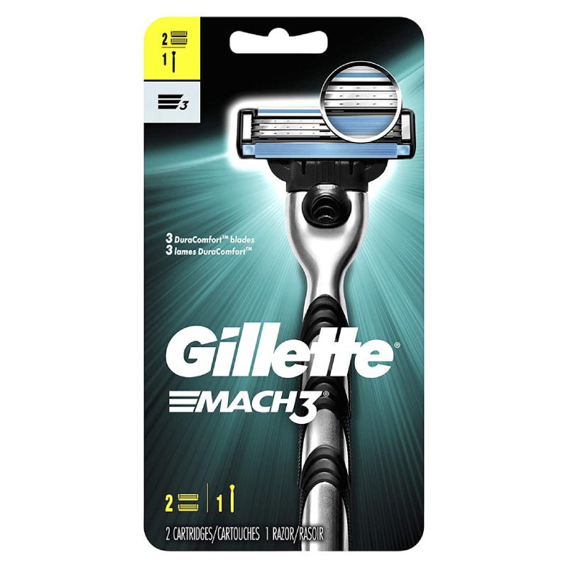 Gillette Mach3+ Razor 2Up - DoctorOnCall Farmasi Online