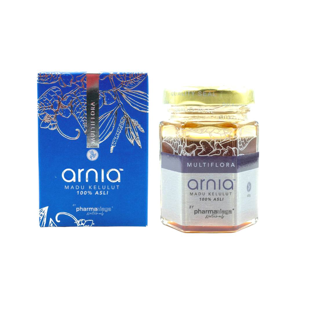 Arnia Madu Kelulut Mini Multiflora 60g (bottle) - DoctorOnCall Farmasi Online