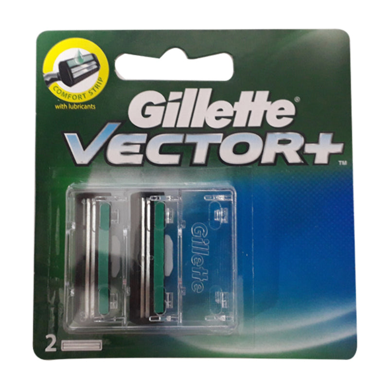 Gillette Vector Plus 2 Cartridges 2s - DoctorOnCall Farmasi Online