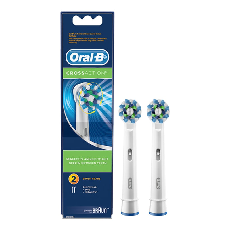 Oral B Braun EB50 Cross Action Tooth brush - 2s (Refill) - DoctorOnCall Online Pharmacy