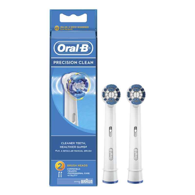 Oral B Braun EB20 Precision Clean Tooth Brush - 2s (Refill) - DoctorOnCall Online Pharmacy