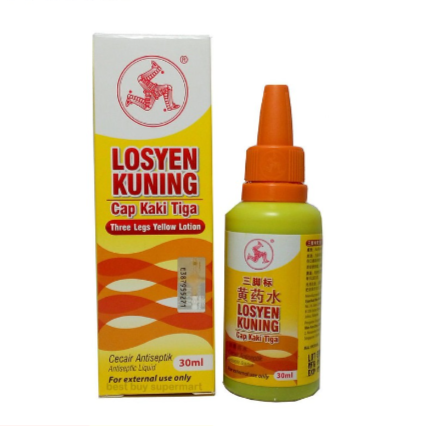 3 Legs Yellow Lotion 60ml - DoctorOnCall Farmasi Online