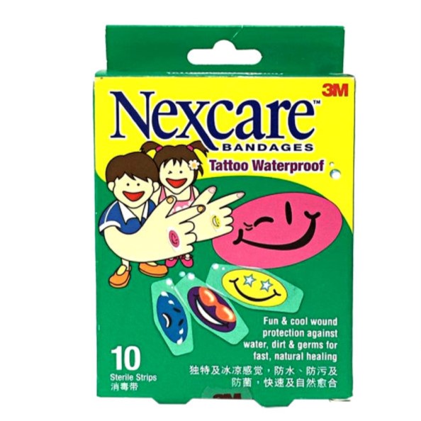 3M Nexcare Tattoo Water Proof Bandage 10s - DoctorOnCall Farmasi Online