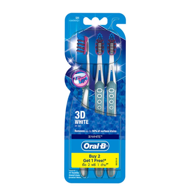 Oral B 3D White Toothbrush (S) 3s - DoctorOnCall Farmasi Online