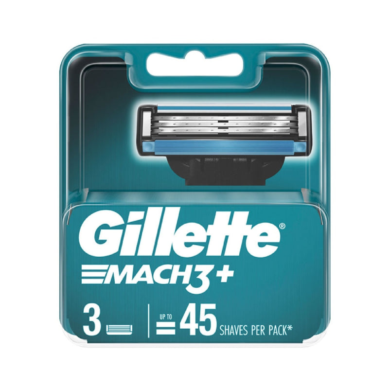 Gillette Mach3+ 3 Cartridges 3s - DoctorOnCall Farmasi Online